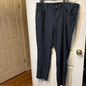 Greg Norman Collection Men's Dark Navy Stretch Chinos